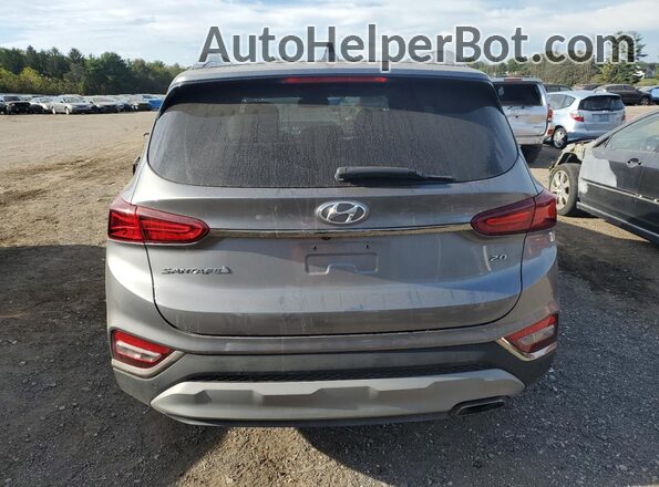 5NMS53AAXLH177002 2020 HYUNDAI SANTA Gray Widok z tyłu