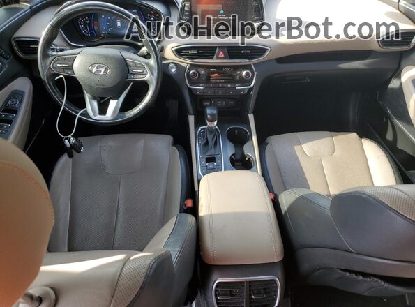 5NMS53AAXLH177002 2020 HYUNDAI SANTA Gray Widok deski rozdzielczej