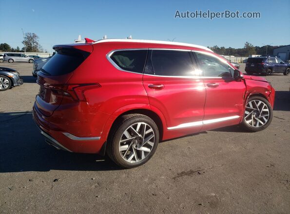 5NMS54AL0PH522616 2023 HYUNDAI SANTA FE CALLIGRAPHY Red Задня права чверть
