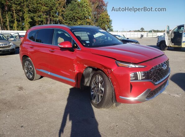 5NMS54AL0PH522616 2023 HYUNDAI SANTA FE CALLIGRAPHY Red Передня права чверть