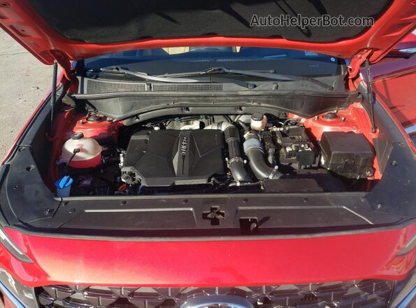 5NMS54AL0PH522616 2023 HYUNDAI SANTA FE CALLIGRAPHY Red Вид підкапотного простору