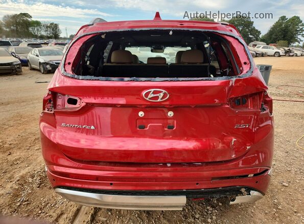 5NMS54AL1PH486631 2023 HYUNDAI SANTA FE CALLIGRAPHY Red Вид ззаду