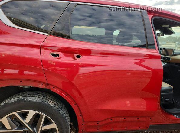 5NMS54AL1PH486631 2023 HYUNDAI SANTA FE CALLIGRAPHY Red Вид задньої частини салону