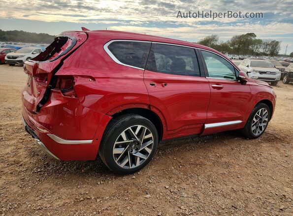 5NMS54AL1PH486631 2023 HYUNDAI SANTA FE CALLIGRAPHY Red Задня права чверть