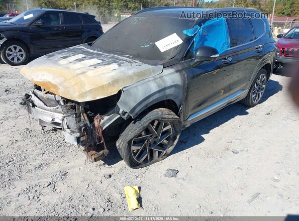 5NMS54AL2PH624743 2023 HYUNDAI SANTA FE CALLIGRAPHY Black Առջևի ձախ երեք քառորդ տեսարան