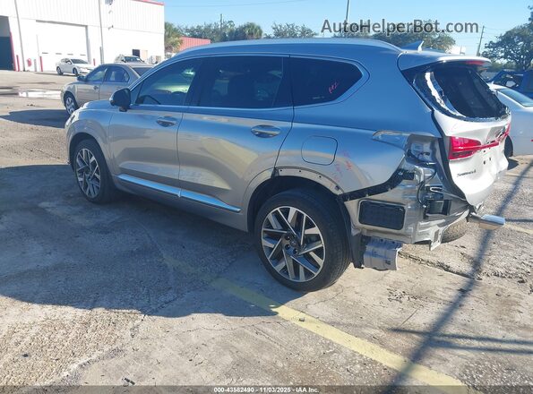 5NMS54AL9NH430045 2022 HYUNDAI SANTA FE CALLIGRAPHY Silver Задня ліва чверть