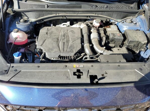 5NMS54ALXPH551833 2023 HYUNDAI SANTA FE CALLIGRAPHY Blue Vista del compartimento del motor