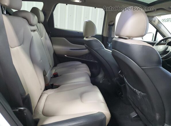 5NMS5CAA4LH219616 2020 HYUNDAI SANTA Белый Вид задних сидений