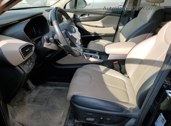 5NMS5CAA4LH282571 2020 HYUNDAI SANTA Black Front interior view
