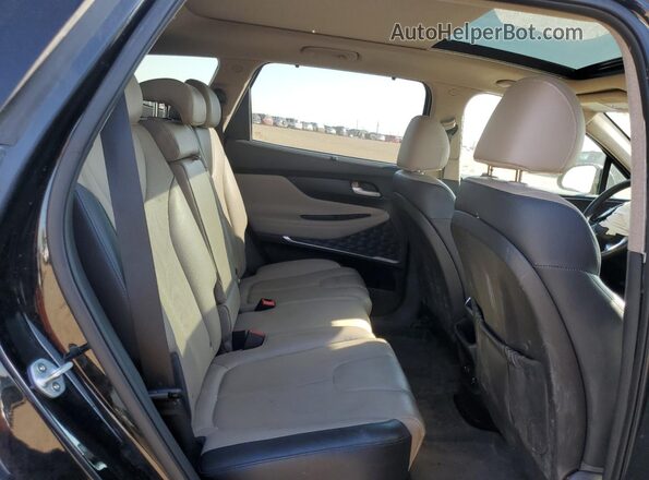 5NMS5CAA4LH282571 2020 HYUNDAI SANTA Black Rear interior view