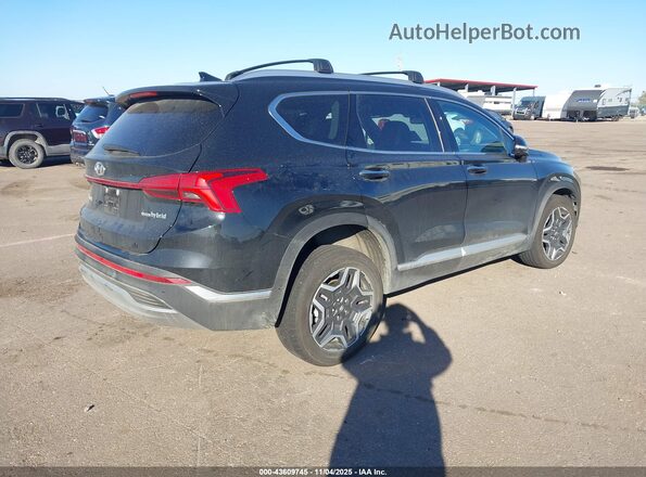 5NMS5DA16PH002676 2023 HYUNDAI SANTA FE HYBRID Black უკანა მარჯვენა