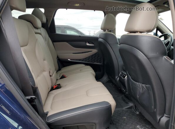 5NMS5DA1XPH005466 2023 HYUNDAI SANTA Blue Rear seats view