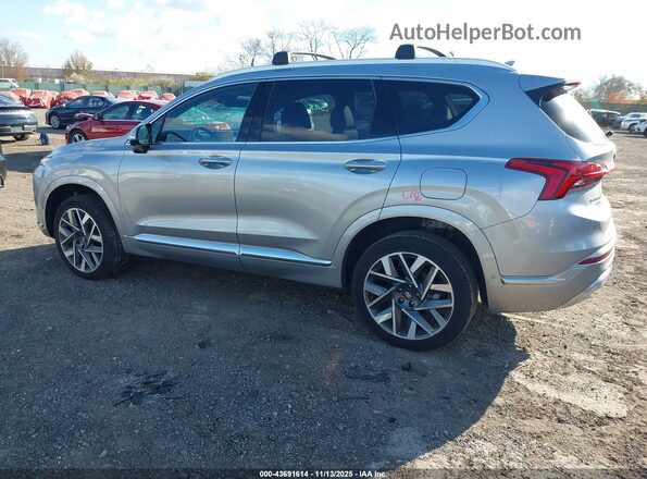 5NMS5DAL0PH575364 2023 HYUNDAI SANTA FE CALLIGRAPHY Silver Rear left