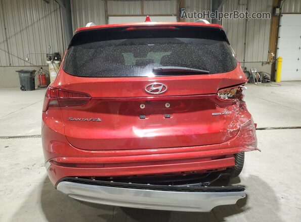 5NMS5DAL2NH468166 2022 HYUNDAI SANTA FE CALLIGRAPHY Red Հետևի տեսք