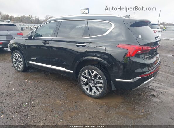 5NMS5DAL2PH601592 2023 HYUNDAI SANTA FE CALLIGRAPHY Black Rear left
