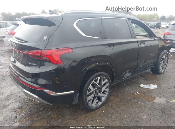 5NMS5DAL2PH601592 2023 HYUNDAI SANTA FE CALLIGRAPHY Black Rear right