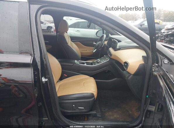 5NMS5DAL2PH601592 2023 HYUNDAI SANTA FE CALLIGRAPHY Black Front interior view