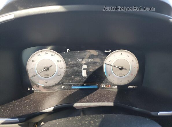 5NMS5DAL5NH389218 2022 HYUNDAI SANTA FE CALLIGRAPHY Gray Instrument cluster view