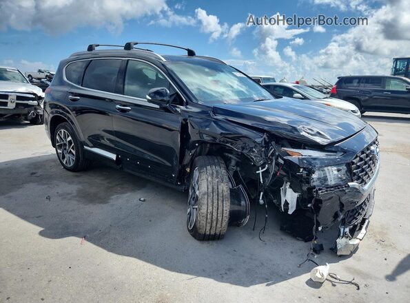 5NMS5DAL9NH448853 2022 HYUNDAI SANTA FE CALLIGRAPHY Black წინა მარჯვენა