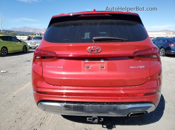 5NMS5DAL9PH570325 2023 HYUNDAI SANTA FE CALLIGRAPHY Red Հետևի տեսք