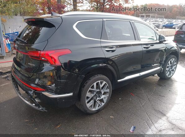 5NMS5DALXPH657750 2023 HYUNDAI SANTA FE CALLIGRAPHY Black Задня права чверть