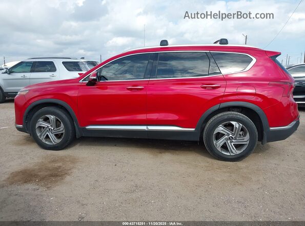 5NMS64AJ6NH393936 2022 HYUNDAI SANTA FE Красный Панорамный вид салона 360°