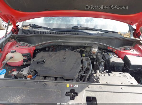 5NMS64AJ6NH393936 2022 HYUNDAI SANTA FE Красный Вид сзади