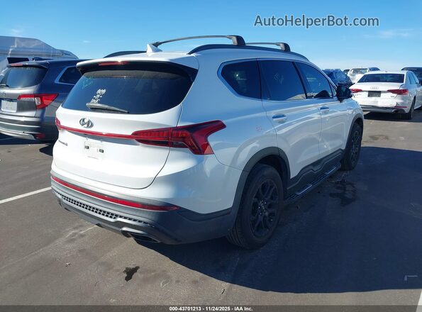 5NMS64AJ7NH467896 2022 HYUNDAI SANTA FE White უკანა მარჯვენა