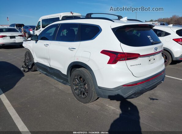 5NMS64AJ7NH467896 2022 HYUNDAI SANTA FE White უკანა მარცხენა