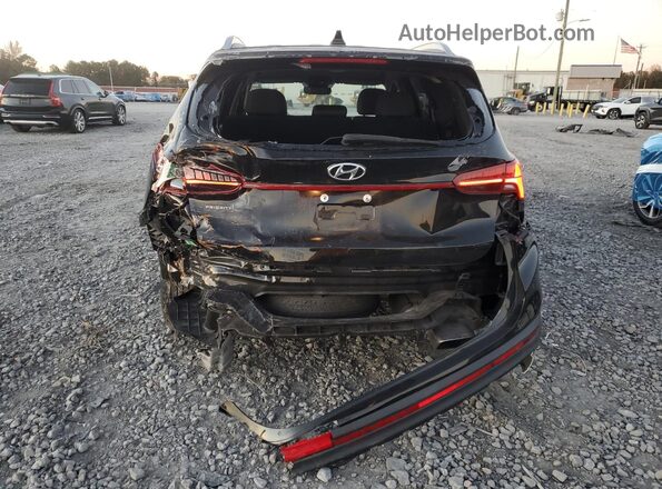 5NMS64AJ9MH344101 2021 HYUNDAI SANTA Black Вид ззаду