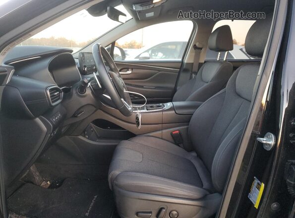 5NMS64AJ9MH344101 2021 HYUNDAI SANTA Black Вид салону спереду