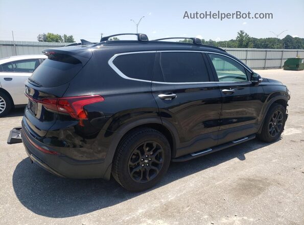 5NMS64AJ9NH391288 2022 HYUNDAI SANTA Black Tył prawy