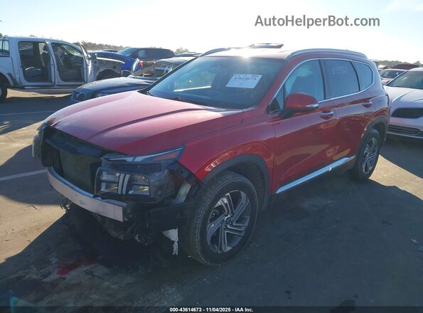 5NMS64AJXNH407269 2022 HYUNDAI SANTA FE Red Front left
