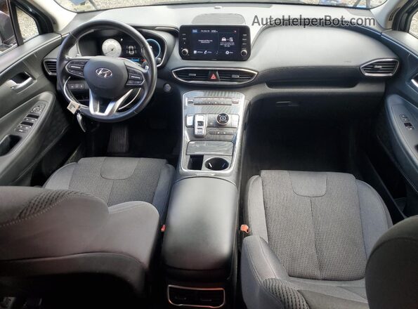 5NMS6DAJ3MH321932 2021 HYUNDAI SANTA Charcoal წინა პანელის ხედი