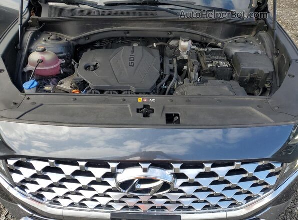 5NMS6DAJ3MH321932 2021 HYUNDAI SANTA Charcoal ძრავის განყოფილების ხედი