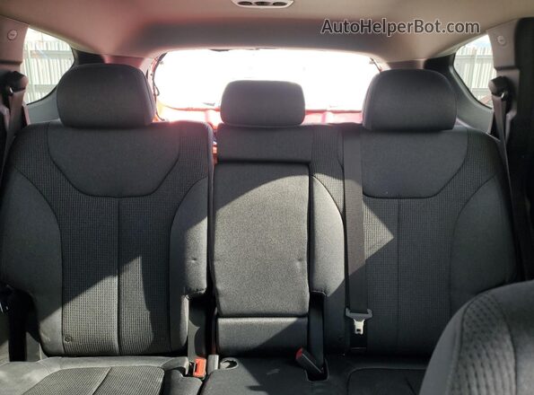 5NMS6DAJ3NH443465 2022 HYUNDAI SANTA Red Rear seats view