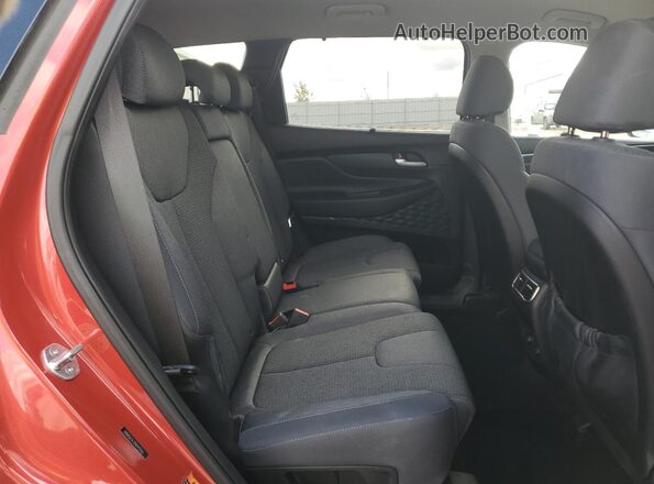 5NMS6DAJ3NH443465 2022 HYUNDAI SANTA Red Rear interior view