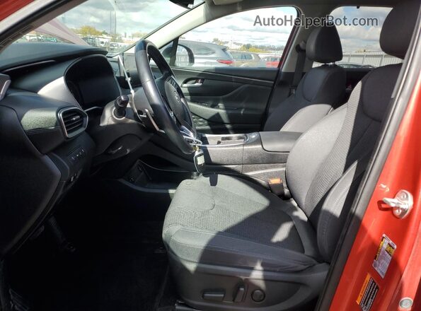5NMS6DAJ3NH443465 2022 HYUNDAI SANTA Red Front interior view