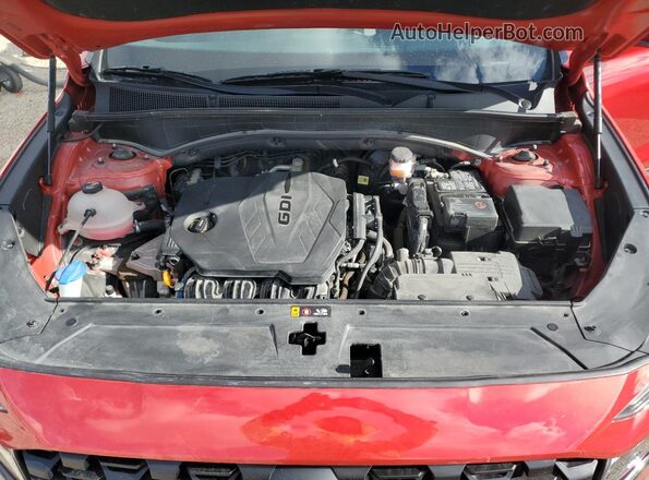 5NMS6DAJ3NH443465 2022 HYUNDAI SANTA Red Engine compartment view