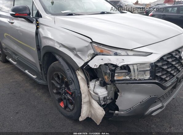 5NMS6DAJ4NH402536 2022 HYUNDAI SANTA FE Silver Widok z przodu