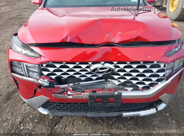 5NMS6DAJ8NH428038 2022 HYUNDAI SANTA FE Red Դիմացի տեսք