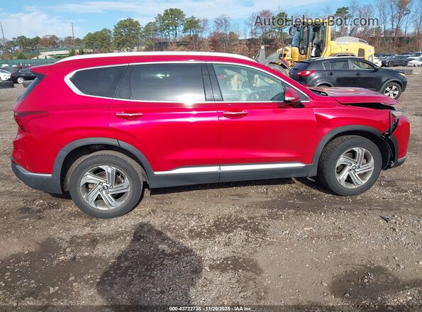 5NMS6DAJ8NH428038 2022 HYUNDAI SANTA FE Red Սալոնի հետևի տեսք