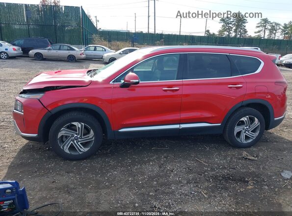 5NMS6DAJ8NH428038 2022 HYUNDAI SANTA FE Red Սալոնի 360 աստիճան տեսք