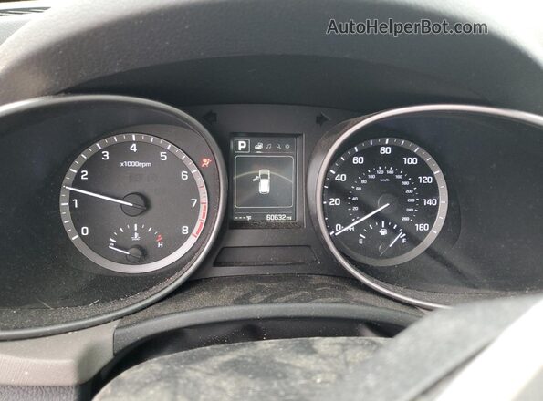 5NMZUDLB0JH098108 2018 HYUNDAI SANTA Gray Вид щитка приладів