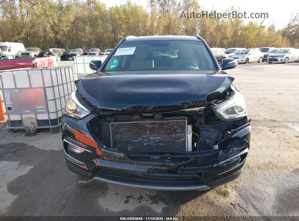 5NMZUDLB5HH015797 2017 HYUNDAI SANTA FE SPORT Black Rear interior view