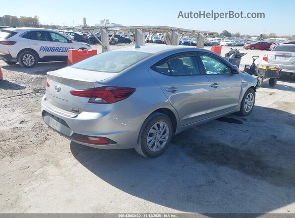 5NPD74LF0LH617927 2020 HYUNDAI ELANTRA Silver Rear right