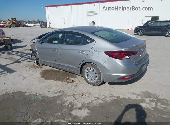 5NPD74LF0LH617927 2020 HYUNDAI ELANTRA Silver Rear left