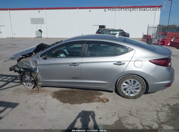5NPD74LF0LH617927 2020 HYUNDAI ELANTRA Silver Front view