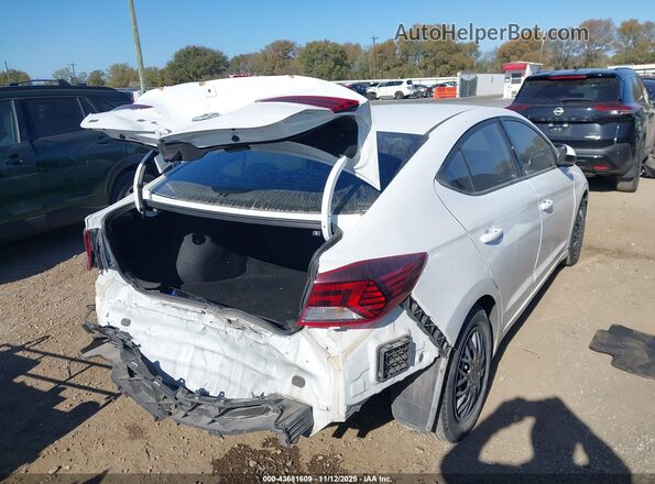 5NPD74LF1KH424748 2019 HYUNDAI ELANTRA Белый Задняя правая четверть