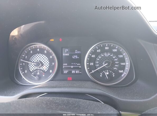 5NPD74LF1KH424748 2019 HYUNDAI ELANTRA Белый Вид задних сидений
